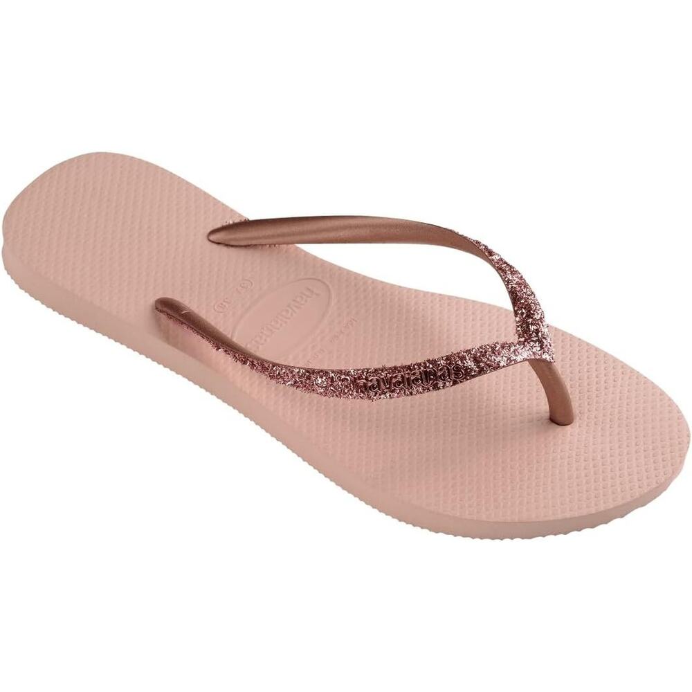 Havaianas Women's Slim Glitter II Flip-flop Sandals, Ballet Rose Size 7-8W